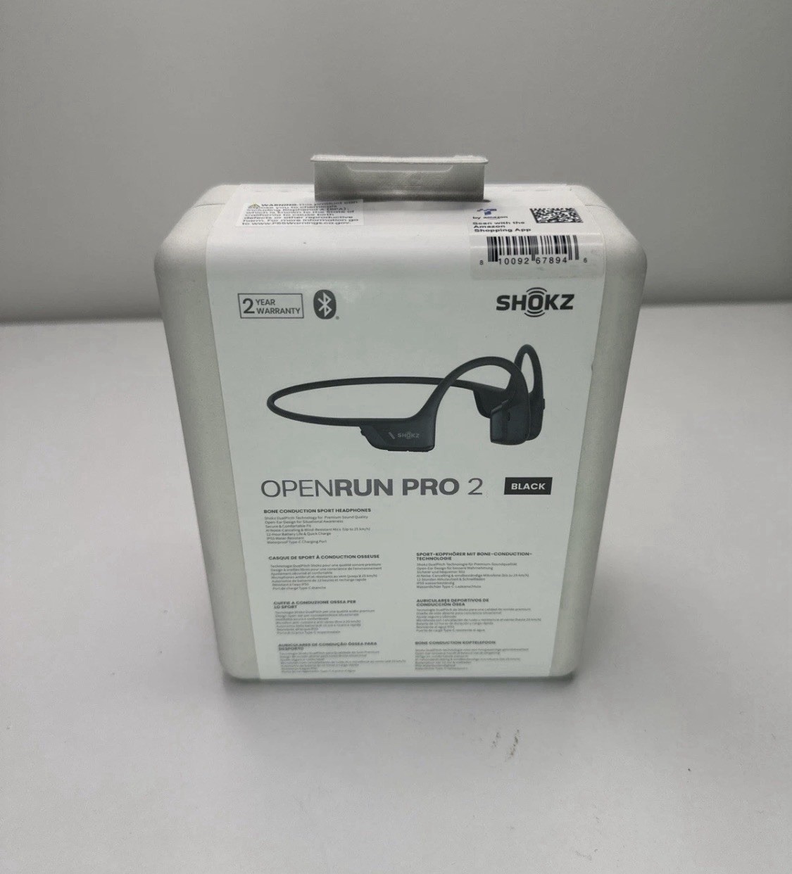 SHOKZ OpenRun Pro 2-Bone Conduction Headphones – Black