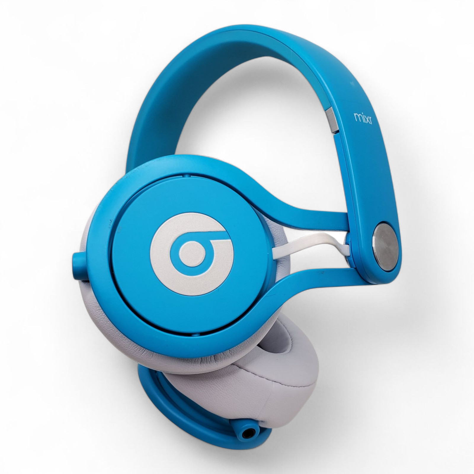 Beats Mixr Wired On-Ear Headphones Blue White – Tested & Excellent Condition