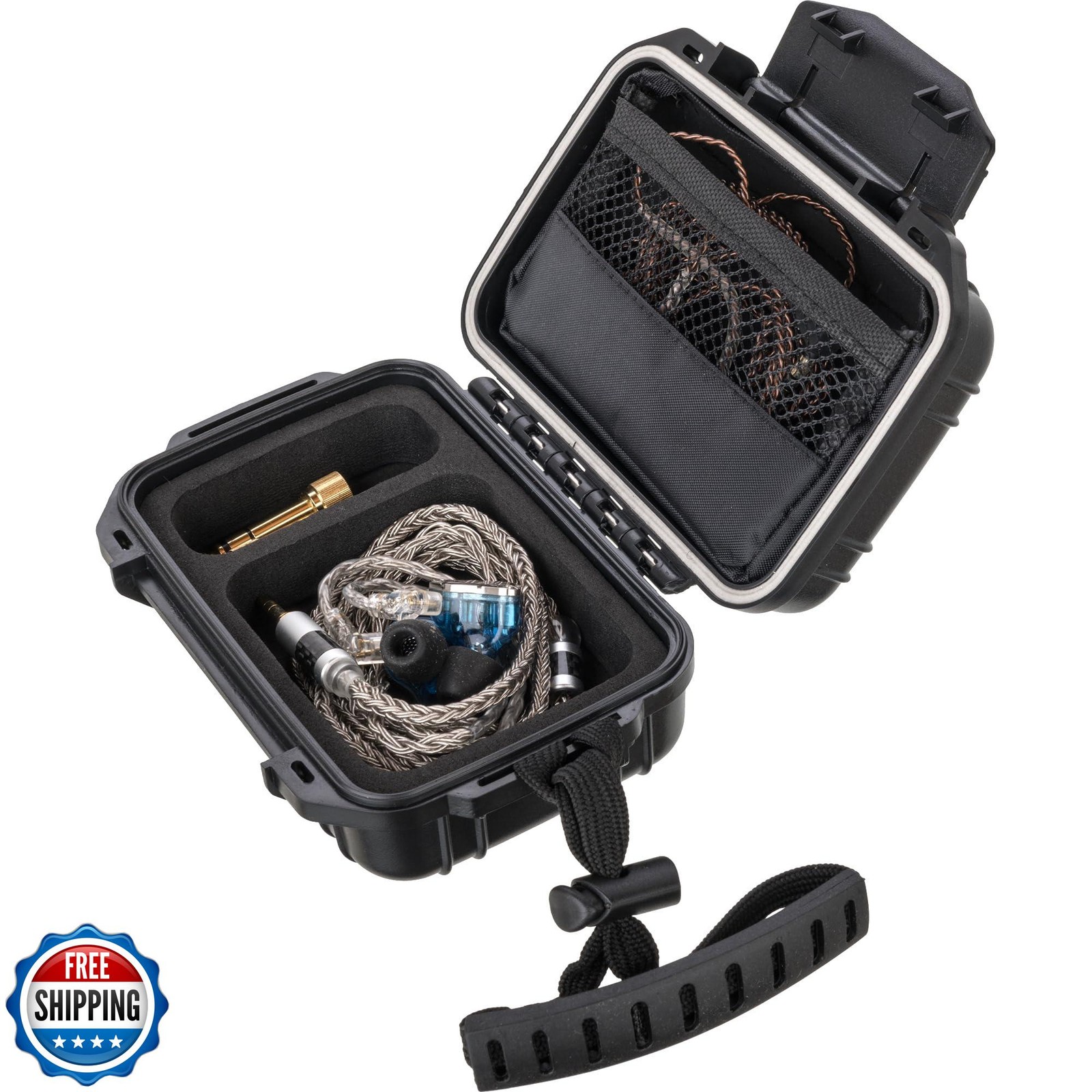 in Ear Monitor Hard Case – IEM, in Ears, Headphones, Earphones, Earbuds. Suit