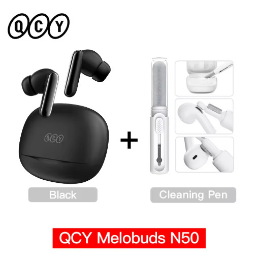 QCY Melobuds N50 ANC Bluetooth 5.4 Earbuds 6 Mic Multipoint Audio