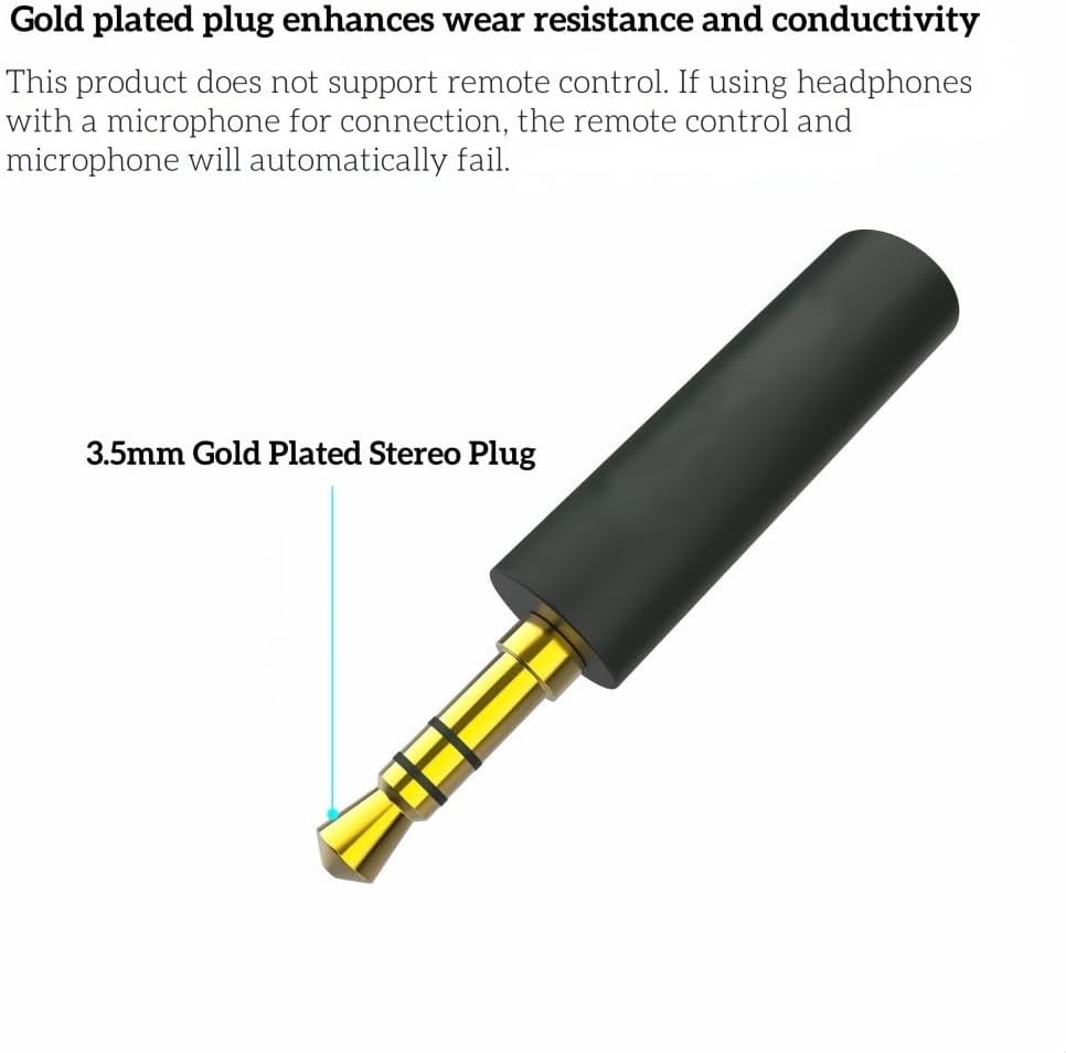 3.5mm Gold-Plated Impedance Adapter – Enhance Sound Clarity 30/600 Ohm