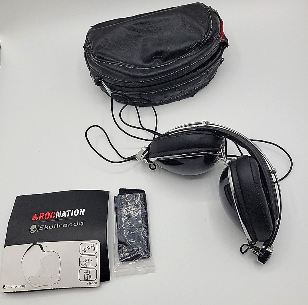 Skullcandy Roc Nation Aviator Chrome Black Over the Ear Wired Headphones Tested