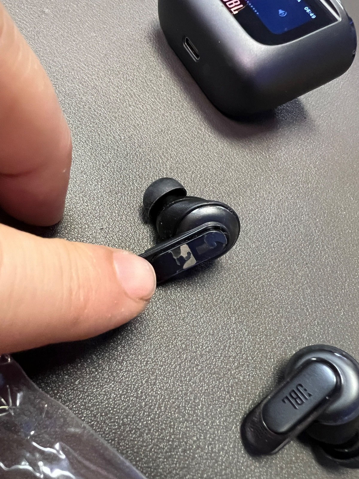 JBL Tour Pro 2 True Wireless Bluetooth In-Ear Headphones – Black-DAMAGED