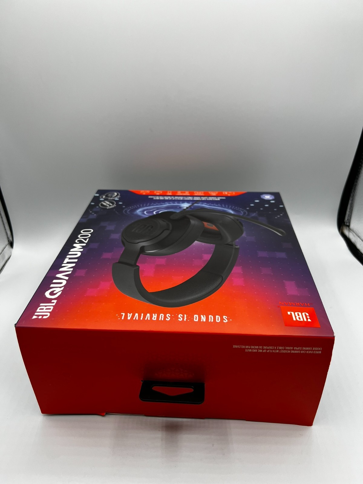 JBL Quantum 200 Gaming Headset, PC, PS5, PS4, Xbox Switch, Gaming Headphone, Mic