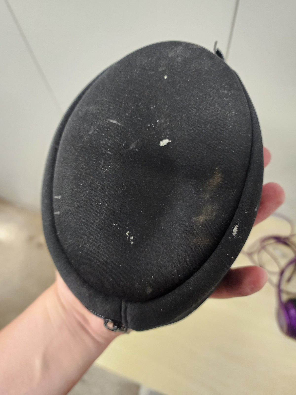 Beats Solo Wired Headphones Purple Used with case