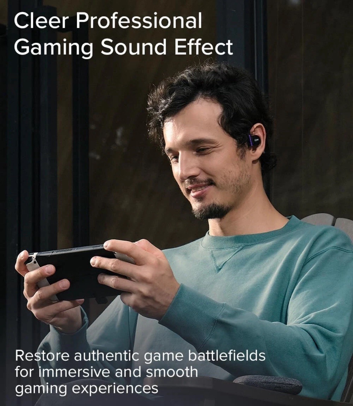 NEW Cleer ARC II Gaming Earbuds – True Wireless Open Ear Headphones, Low Latency