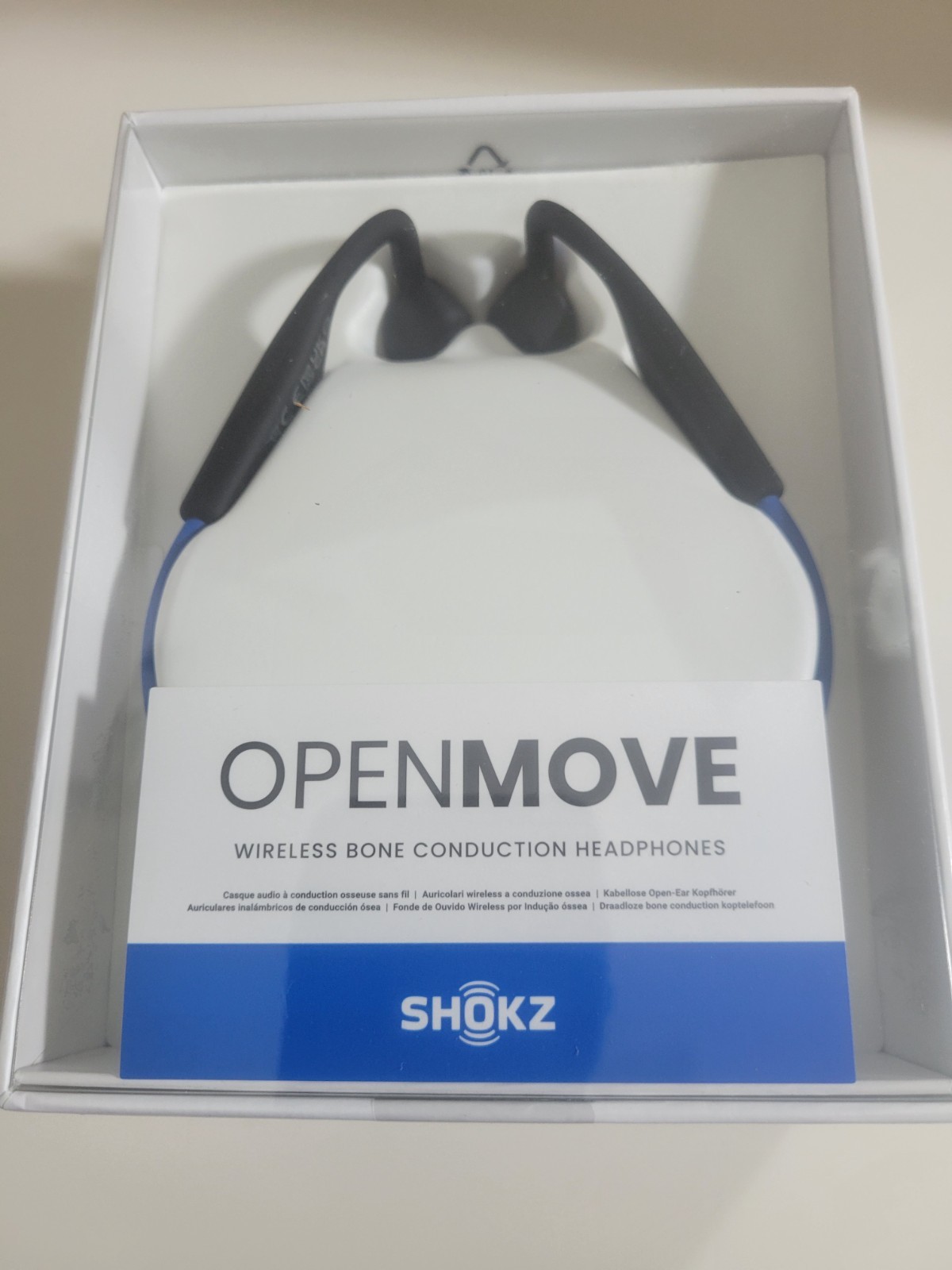 SHOKZ OpenMove – Open-Ear Bluetooth Sport Headphones, Bone Conduction Wireles…