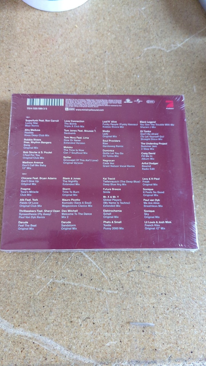 Ministry of Sound: The Annual 2000 (Made in Germany) 2CD Mixed by Tom Novy