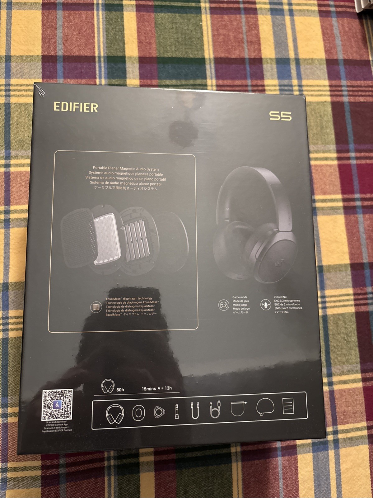 Edifier Stax Spirit S5 – Wireless Bluetooth Planar Magnetic Headphones – SEALED
