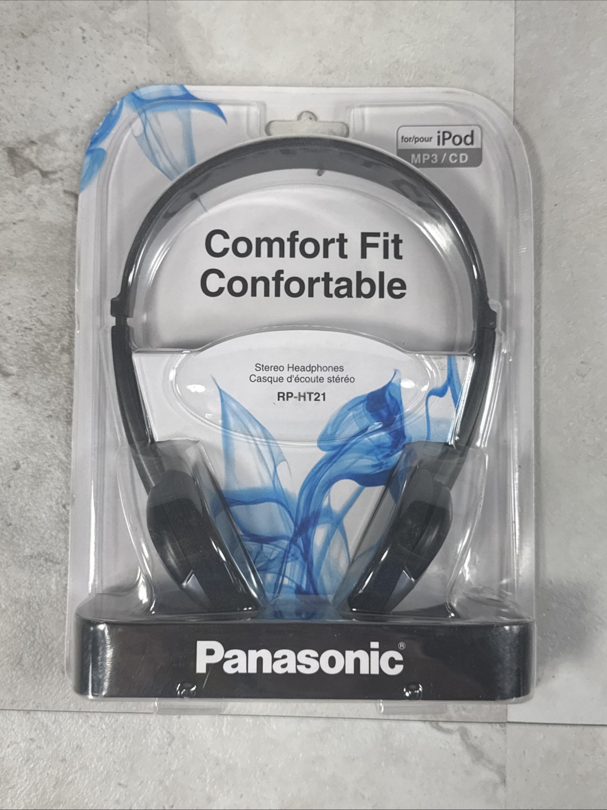 Panasonic NEW Comfort Fit RP-HT21 Stereo Headphones For iPod CD 3.5 mm Plug