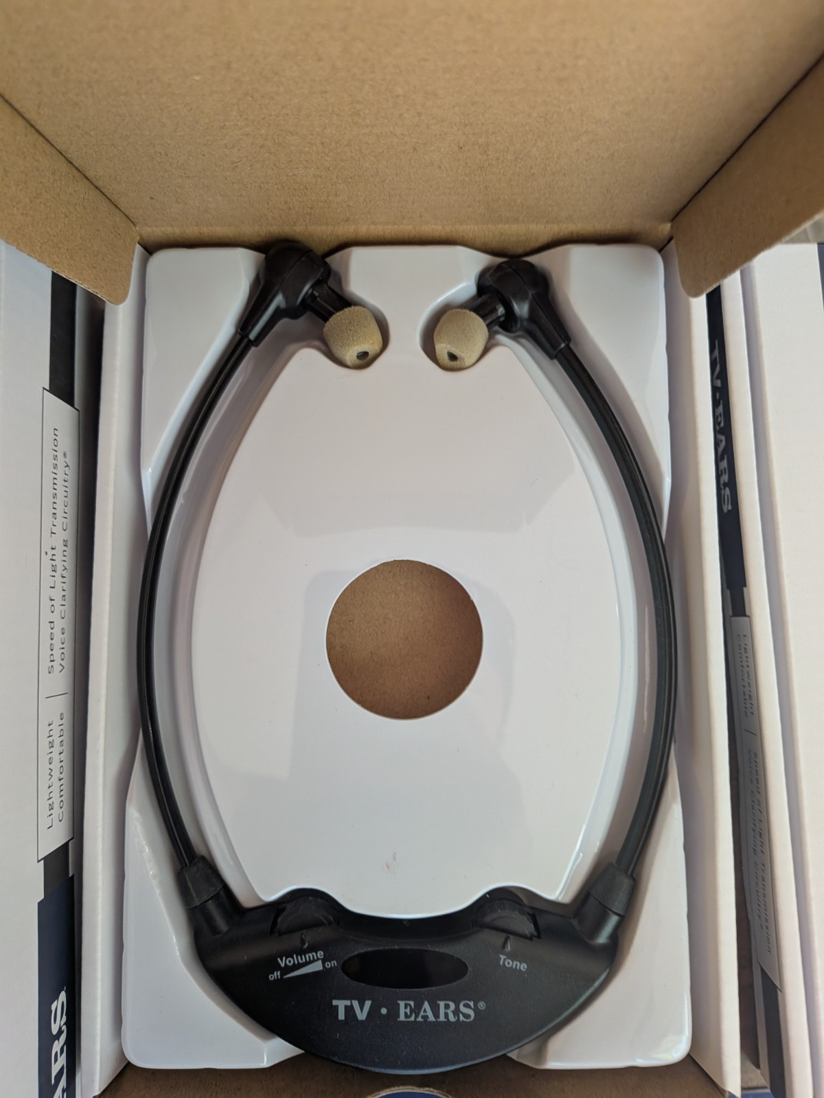 TV Ears 11841 Wireless Dual Digital Voice Clarifying Headphones Listening System