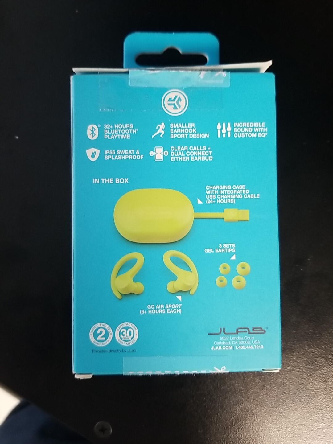 JLab Go Air Sport True Wireless Earbud – Yellow