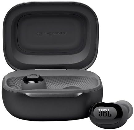 JBL JBLLIVEBUDS3BLKAM-Z Live Buds 3 True Earbuds, Black – Certified Refurbished