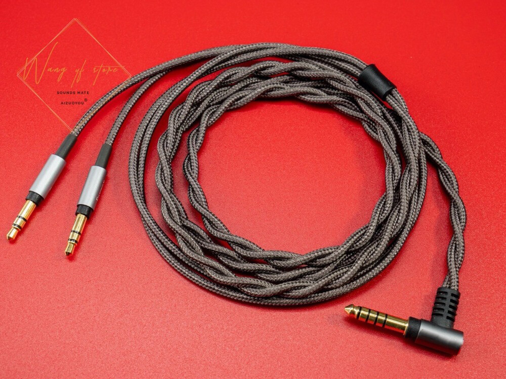 Hifi Balanced Audio Cable Cord For HarmonicDyne Helios / Zeus Headphone Occ 1.2m