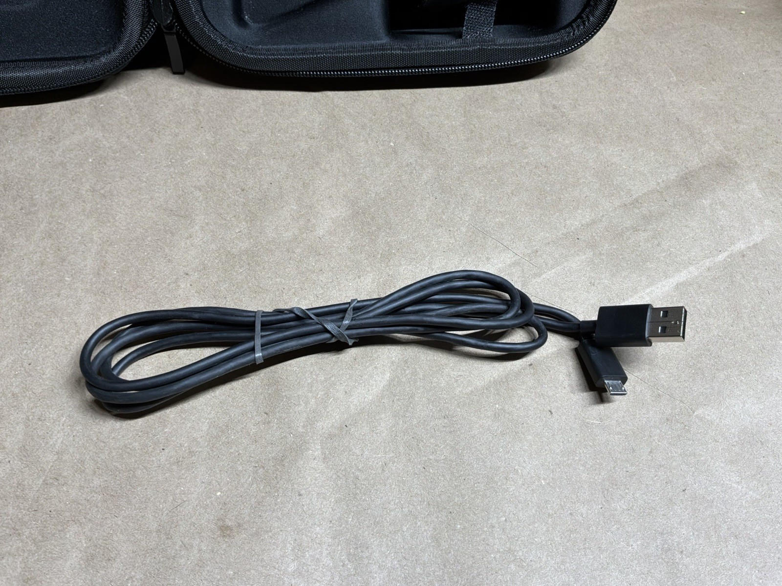 Brookstone Purple Black Cat Ear Headphones w/ Storage Case and Micro USB Cable