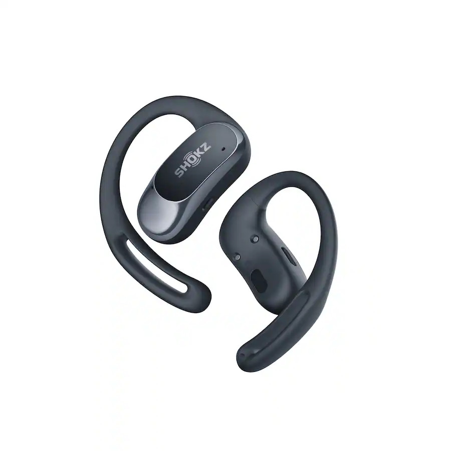SHOKZ OpenFit Air Open-Ear Wireless Bluetooth Headphones – Black –