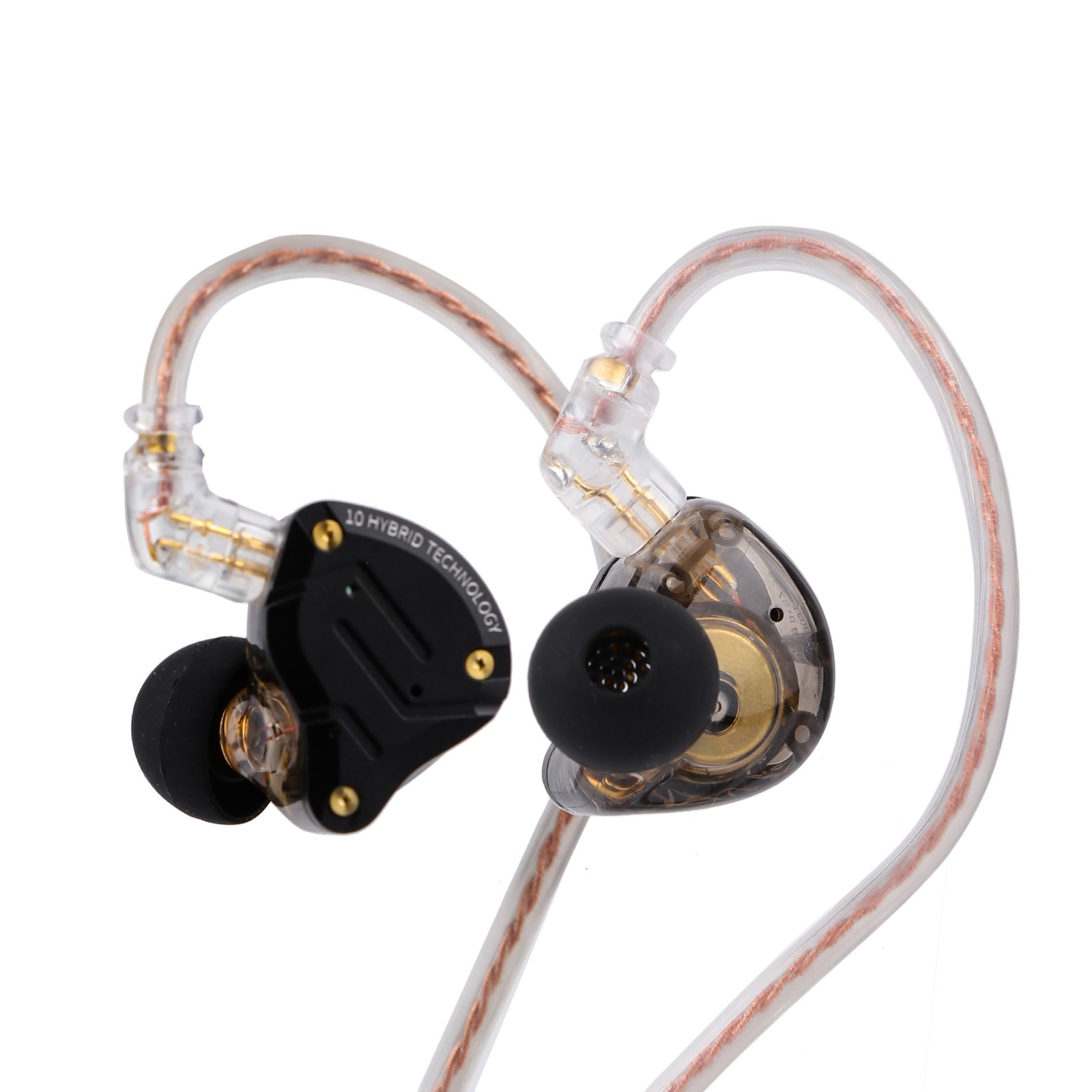 KZ ZS10 Pro Upgraded 4BA+1DD Hybrid Earphone with Detachable Cable