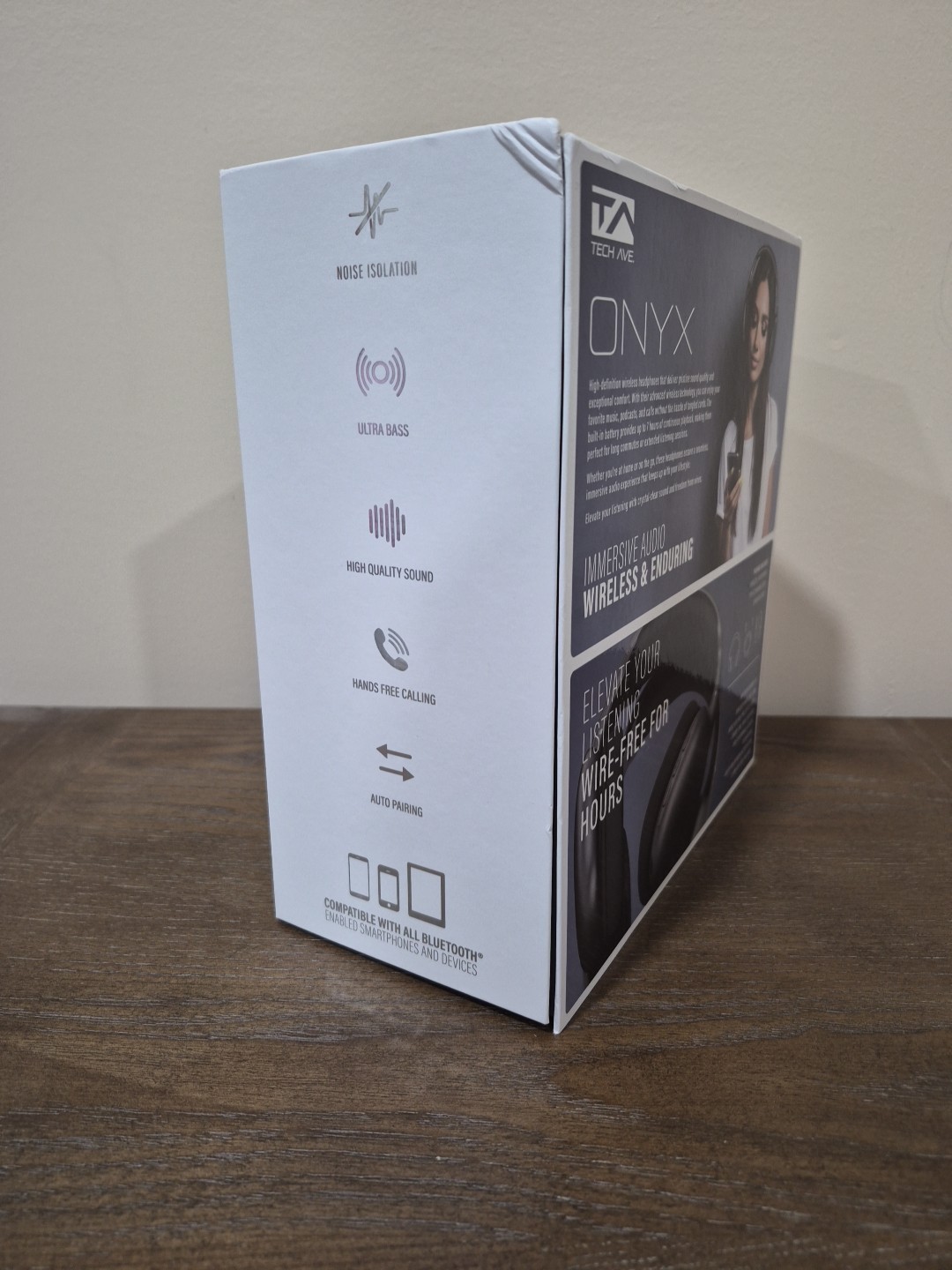 Tech Ave Black Onyx Wireless Headphones