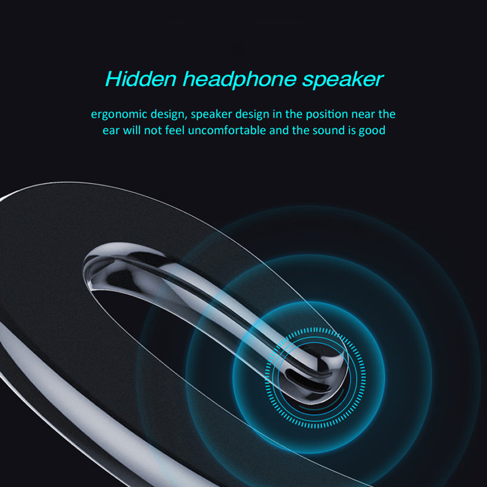 V4.2 Bluetooth Earphones Wireless Headset Non Ear Plug Painless Instead of Bone