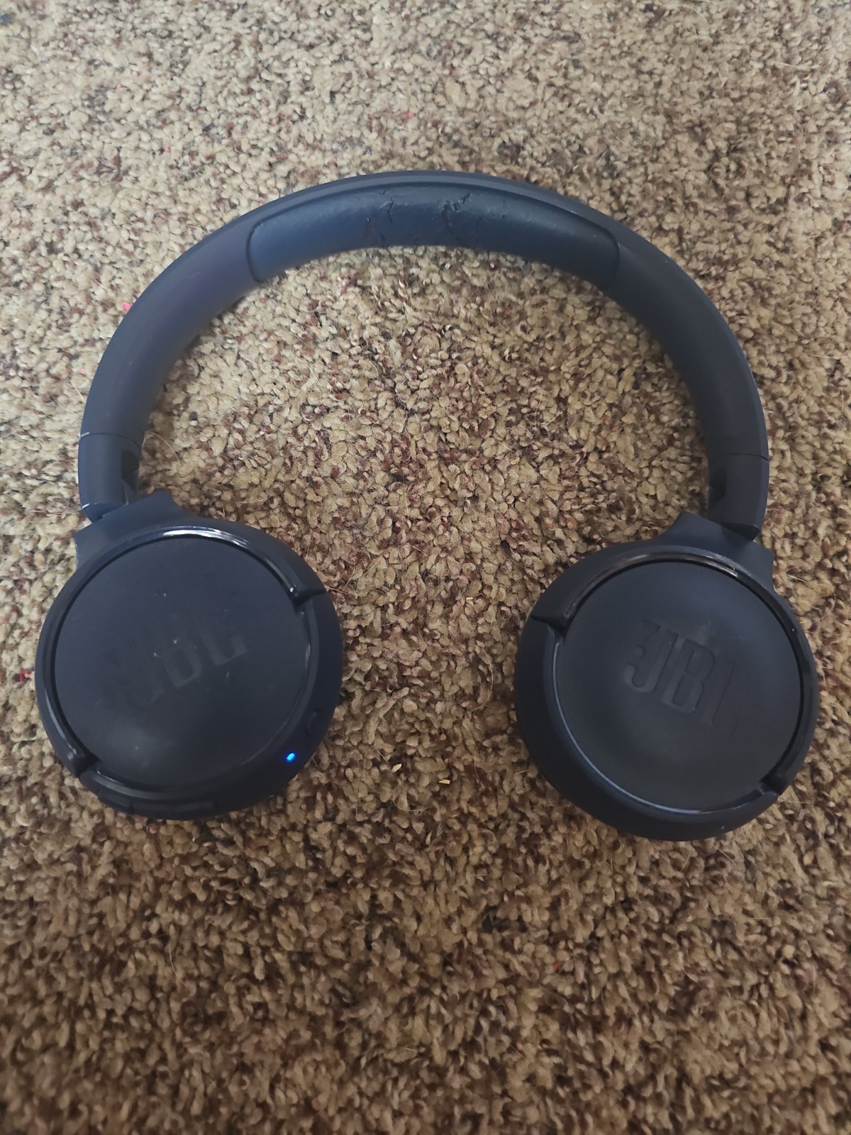 JBL T510BT Wireless Over-Ear Headphones – Navy Blue
