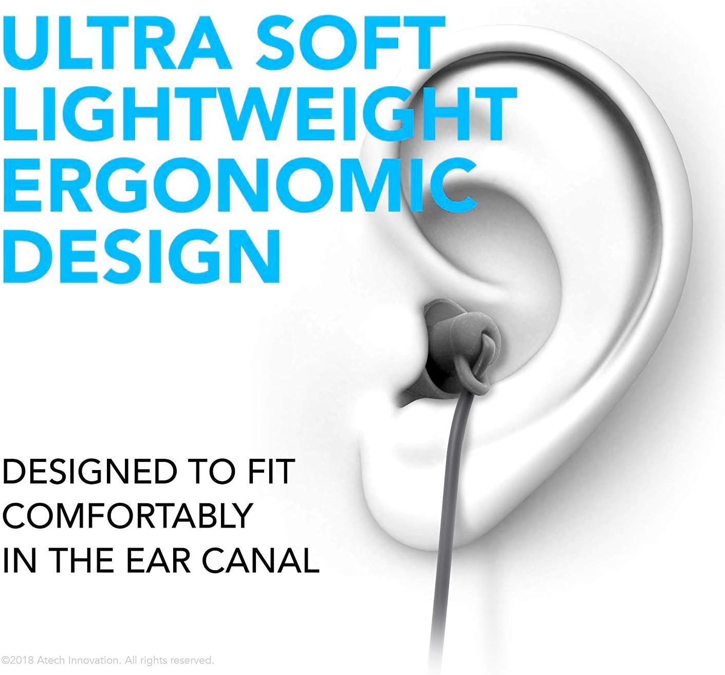Sleep Soundproof Earbuds Headphones, Noise Isolating Soft Earbuds for Sleeping