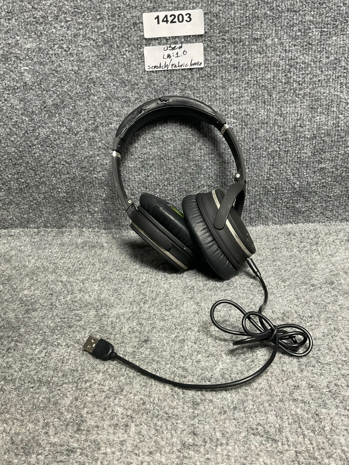 Srhythm NC25 ANC Wireless Headphones Used Charging Cable Included