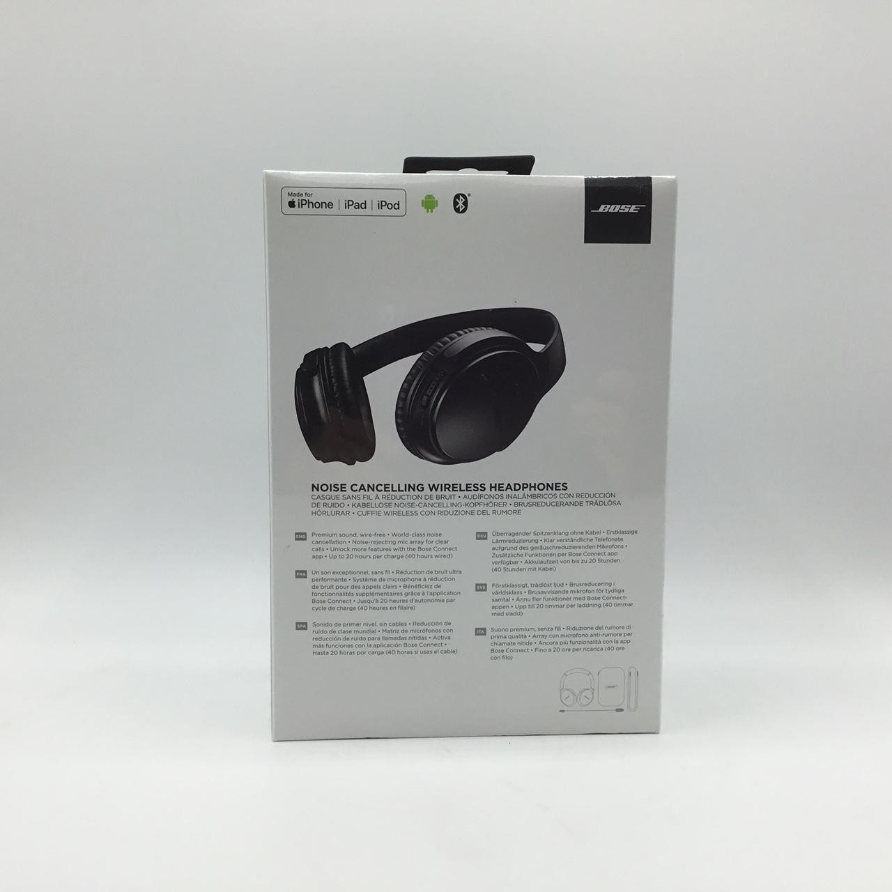 Bose QC35 QuietComfort 35 (Series I) Wireless Headphones – Black (759944-0010)