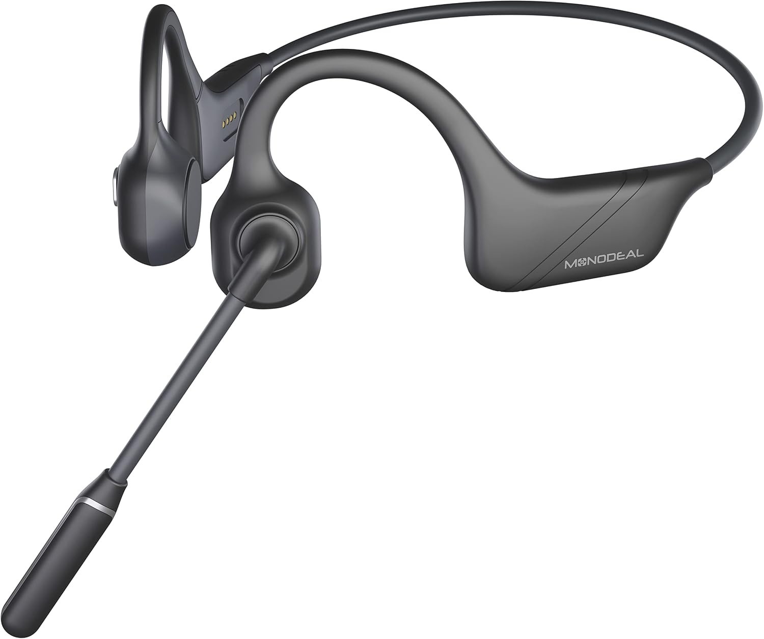 Bone Conduction Headphones with Mic, Bluetooth 5.3 Open Ear Headphones with N…