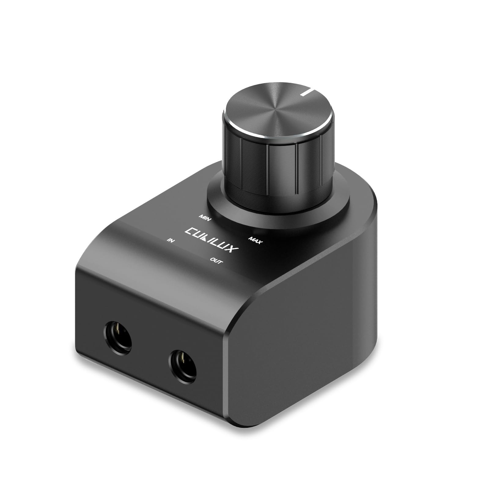3.5mm Stereo Volume Controller – Headphones Attenuator, Aluminum Case, Inline Co