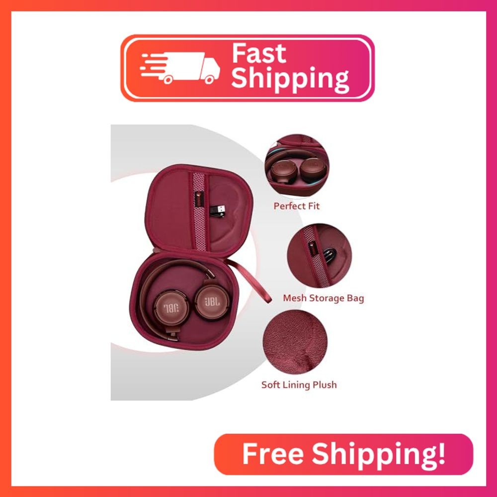 XANAD Hard Case for JBL Tune 510BT / 520BT / 660NC / 670NC / 570BT / 500BT / Liv