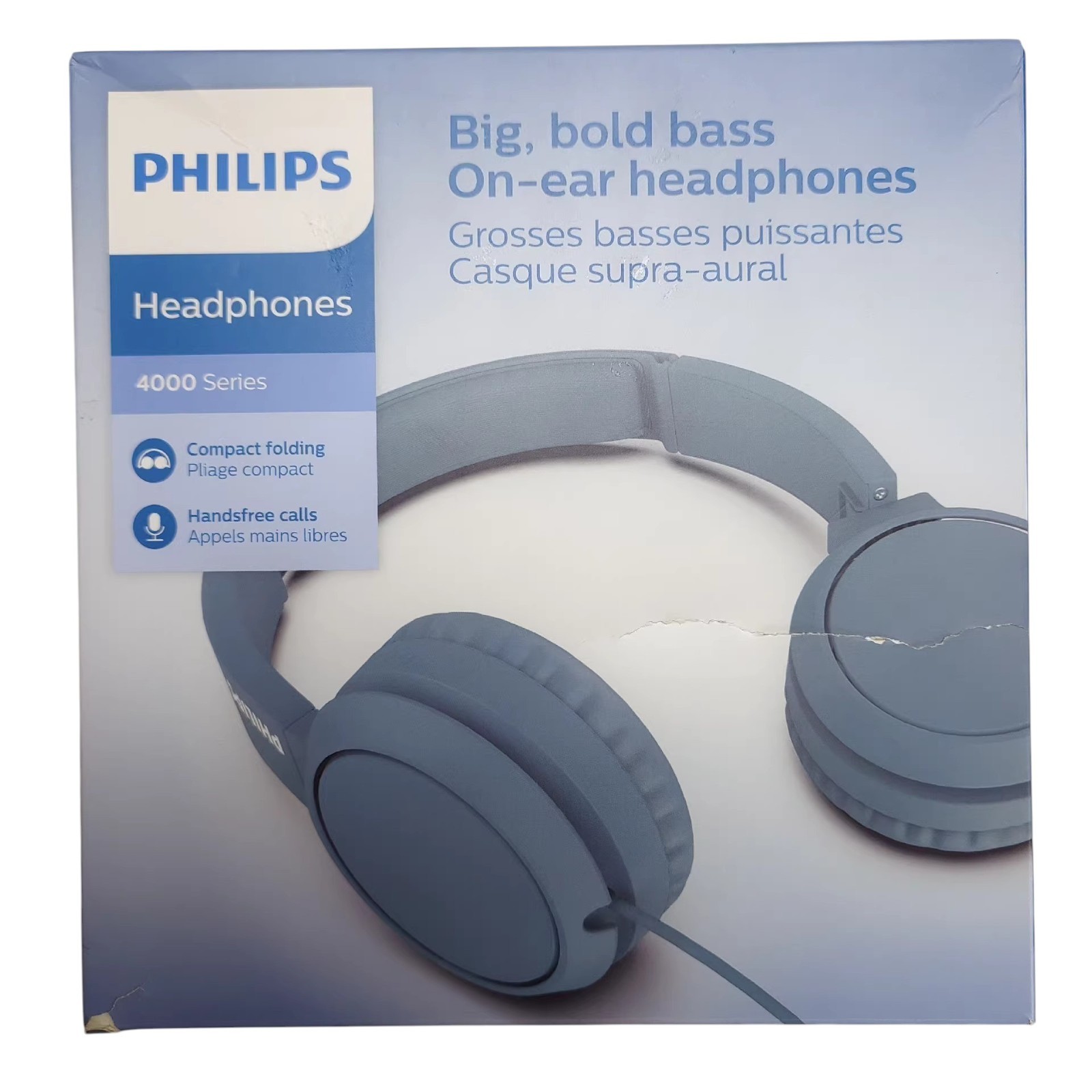 Philips 3000 Series On-Ear Headphones TAH4105 With microphone