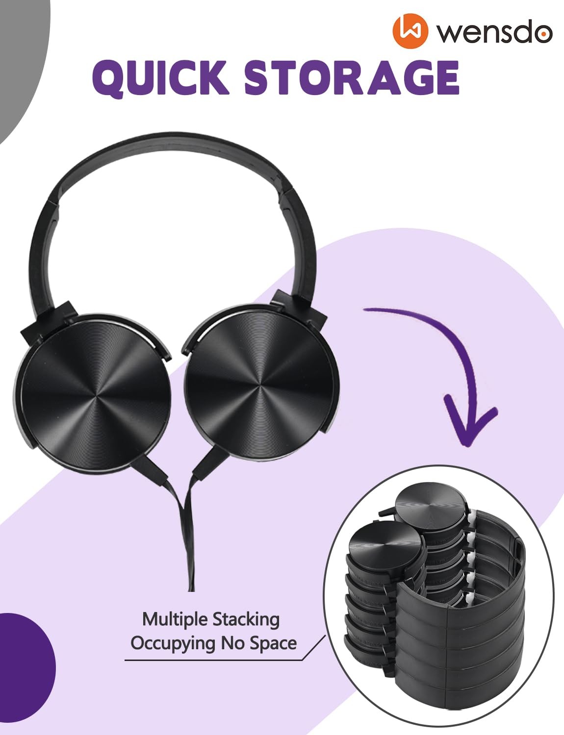 Classroom Headphones Bulk 24 Pack Multi Colored for Kids School, Wholesale Class