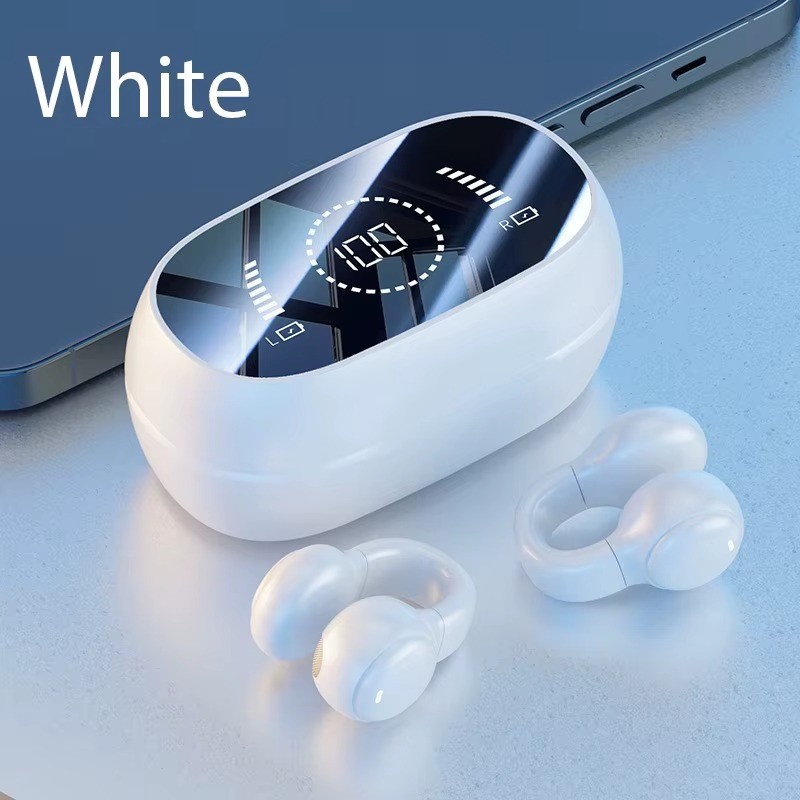 Bose M47 Wireless Earbuds Ear Clips Bluetooth Sport Buds With Charging Case NEW