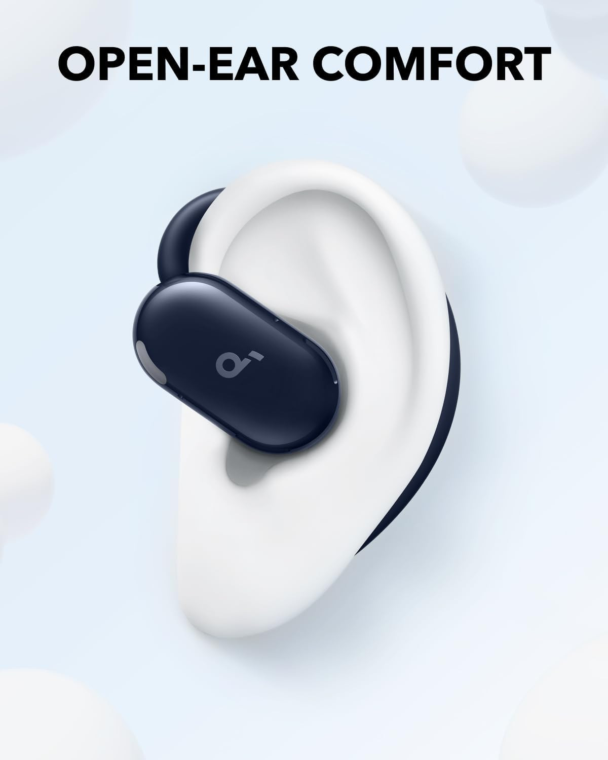 Soundcore V20I by Open-Ear Headphones, Adjustable Ear Hooks, Ultra-Comfort, Snu