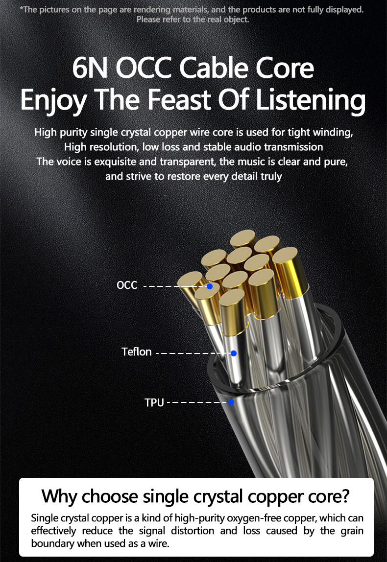 6N HiFi DAC Type C To 3 Pin Mini XLR Audio Cable For Beyerdynamic AKG Headphone