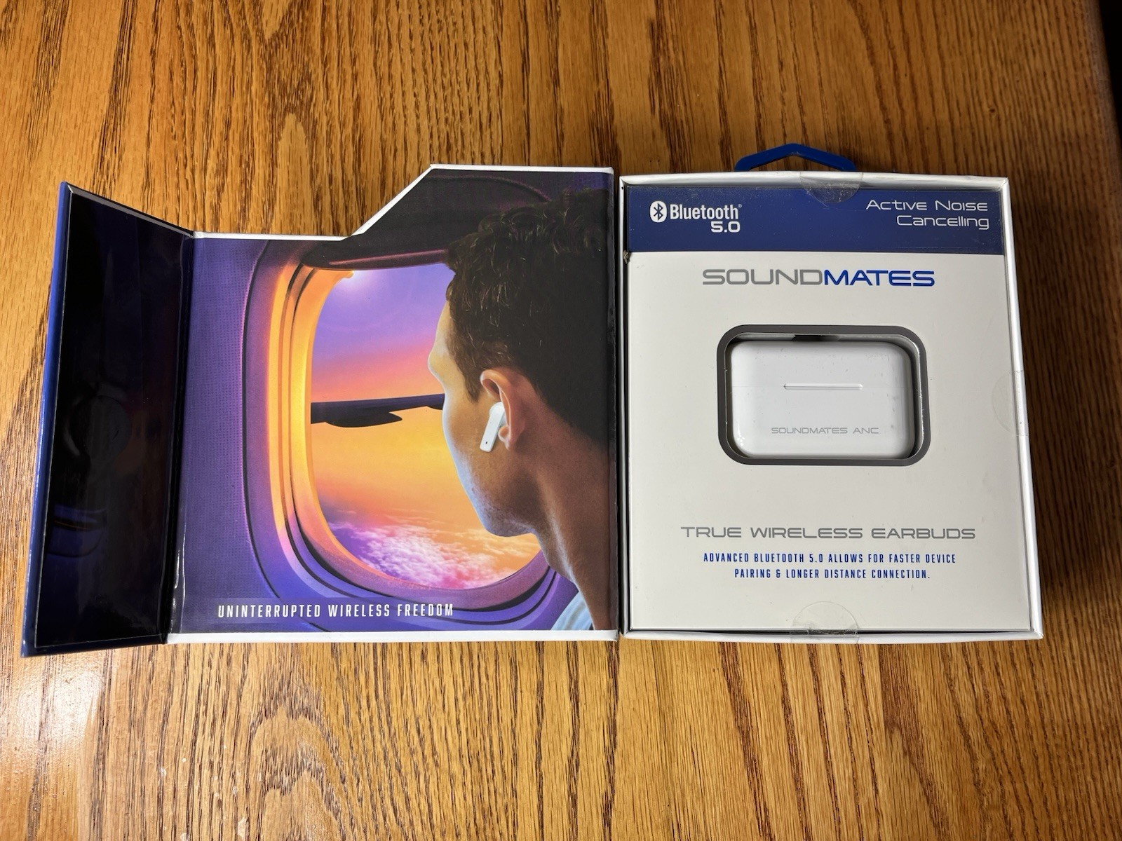 TZUMI Sound Mates Pro Anc Wireless Earbuds! iPhone Android Bluetooth 5.0 NEW!