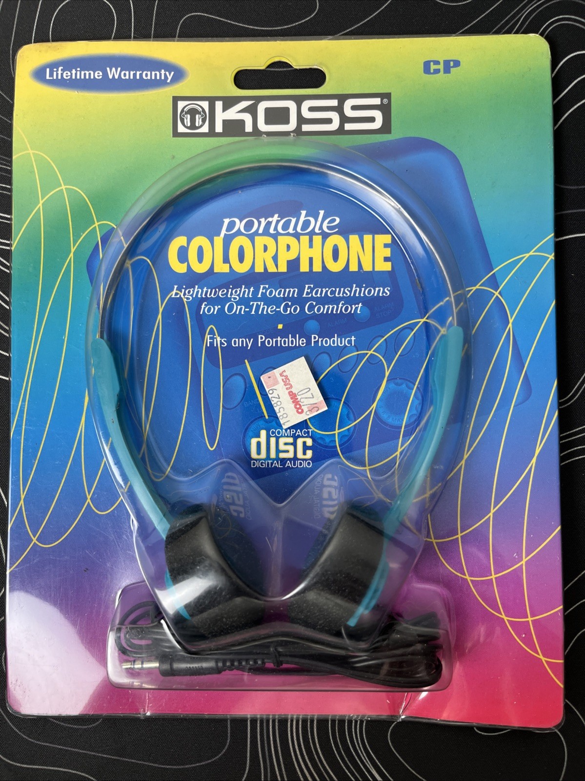KOSS Colorphones Portable Electronics On Ear Headphones Teal
