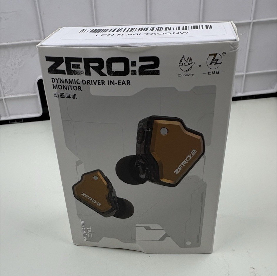 Salnotes Zero :2 Dynamic Driver In-Ear Monitor Headphones Black Gold 3.5mm Jack