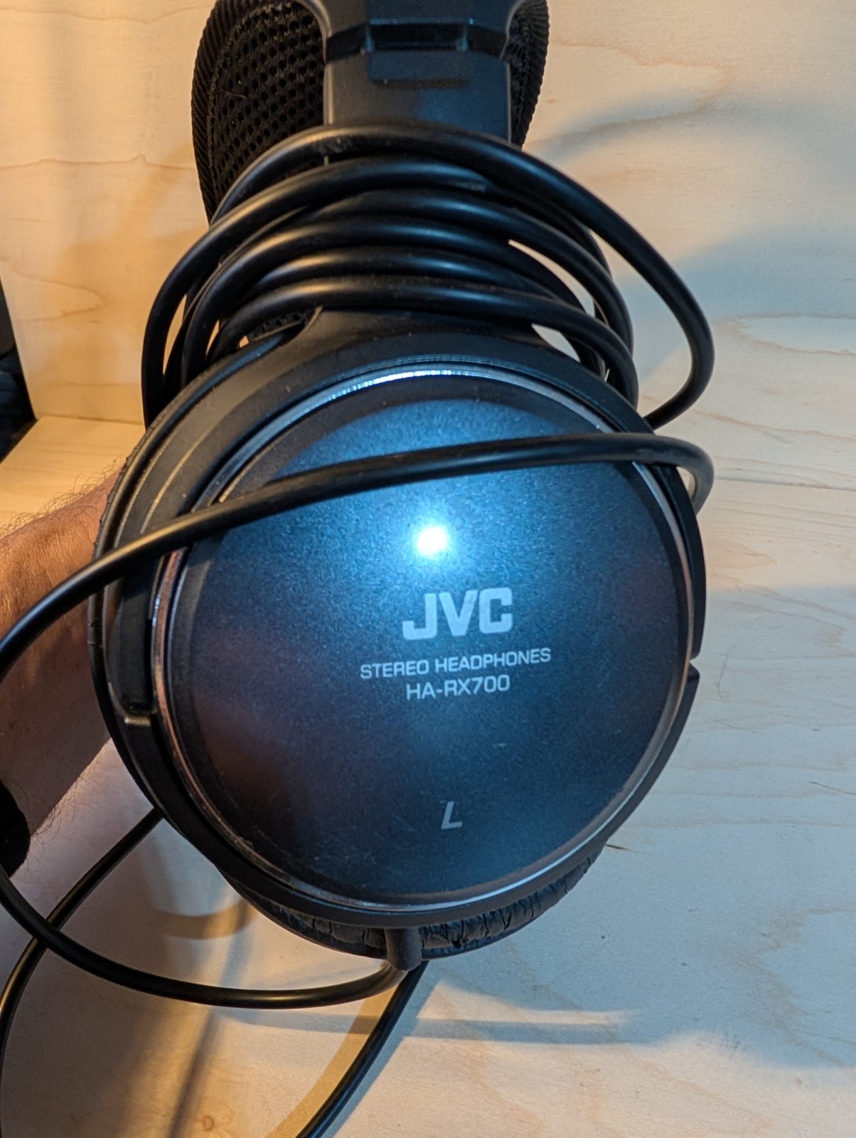 JVC HA-RX700 Black Stereo Headphones, Nice!