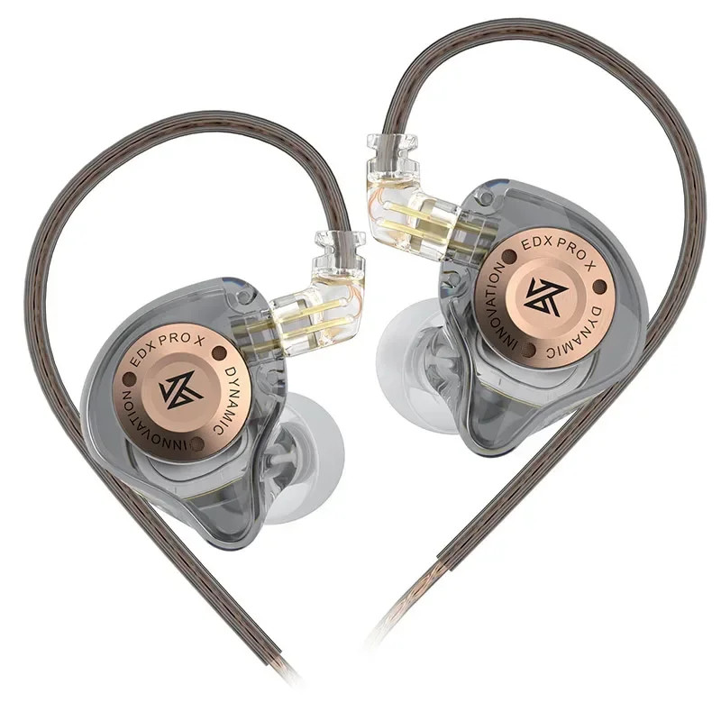 EDX Pro X HiFi Dynamic Bass Earphones Noise Cancelling 2-Pin Cable