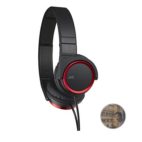 JVC HA-S400-R Closed Back Foldable Headphones Red Carbon Nanotube Driver New