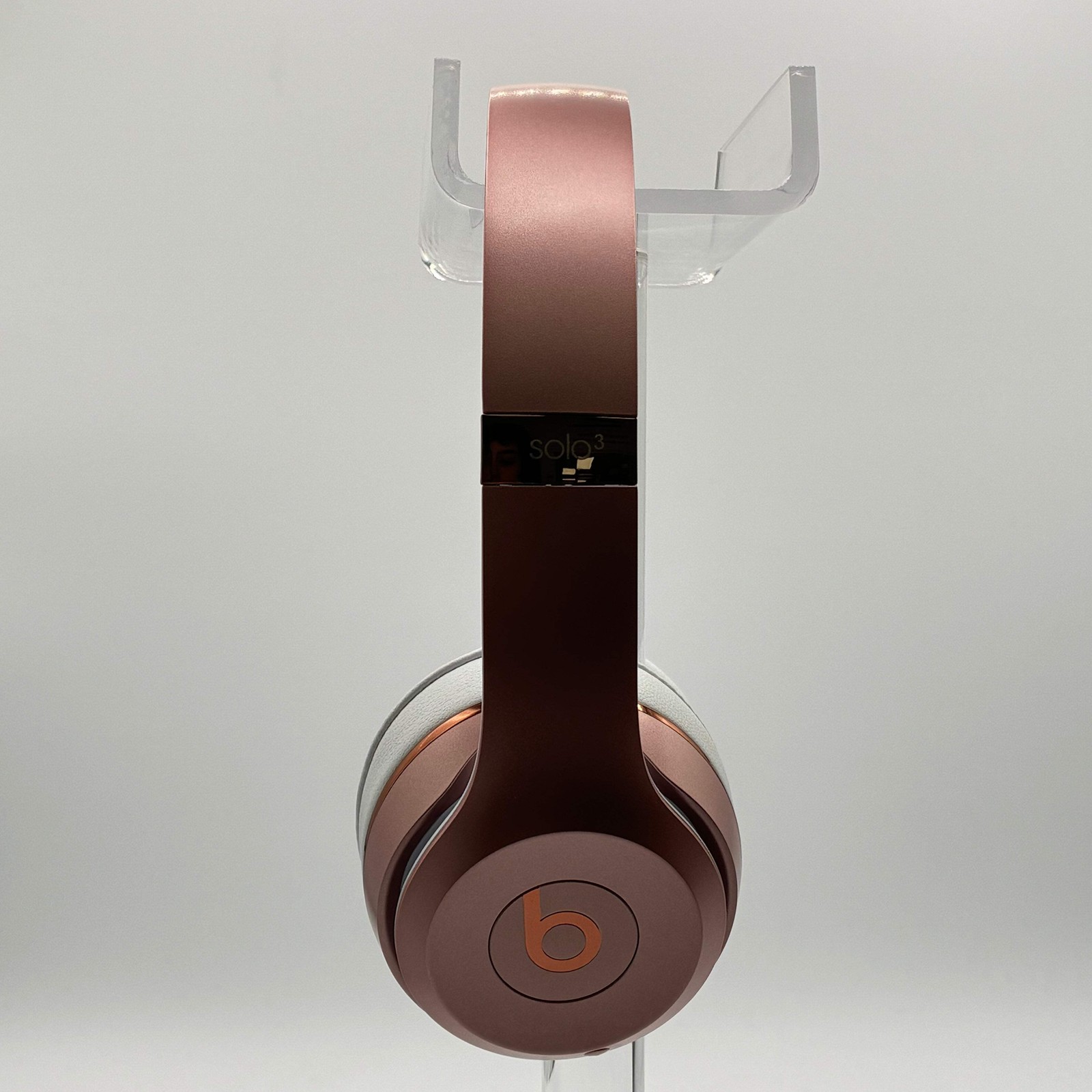 Beats Solo 3 Wireless Headphones A1796 Rose Gold with Case