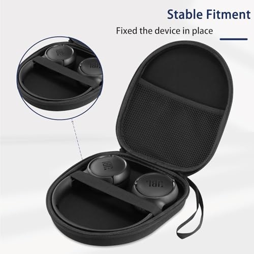 Case Compatible with JBL Tune 510BT 520BT 720BT 770NC 660NC 670NC, and Black