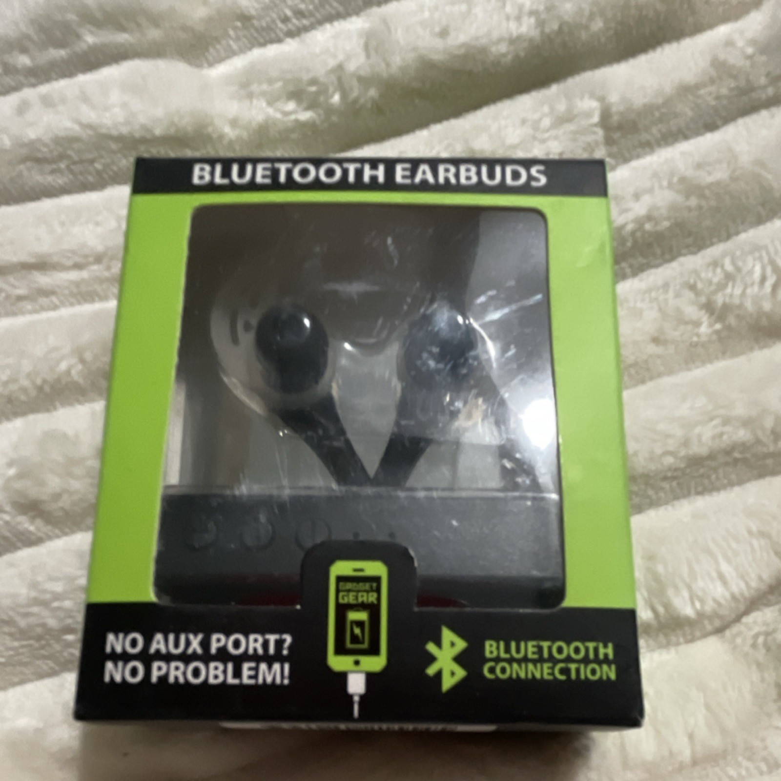 Gadget Gear 4812 Wireless Bluetooth Earbuds Built-In Mic Black In-Ear