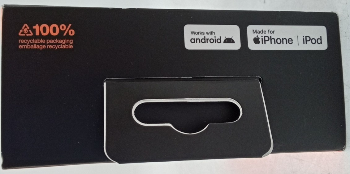 Skullcandy Push ANC Active Wireless Earbuds Black Orange Sealed