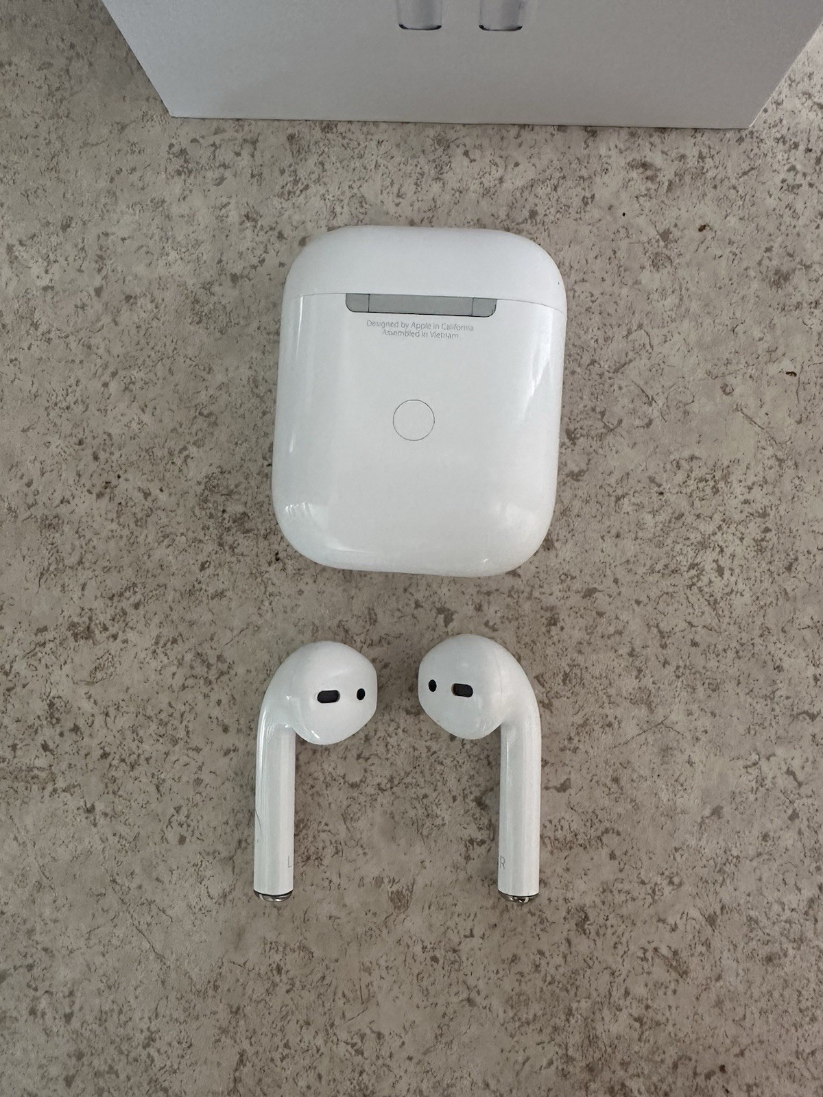 Apple AirPods 2, 3, and 4 Bluetooth In-Ear Earbuds w/ Charging Case, White