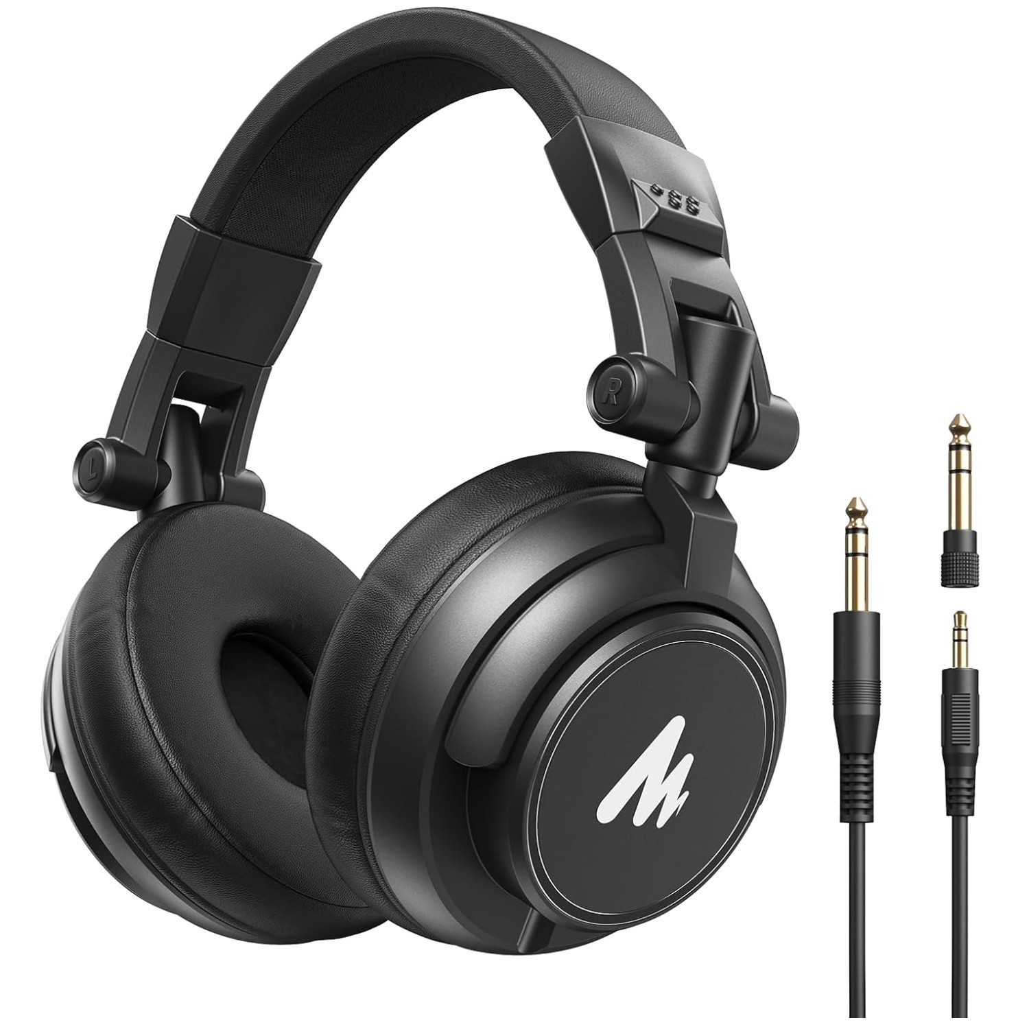 Multi-Functional DJ Headphones with Detachable Cable