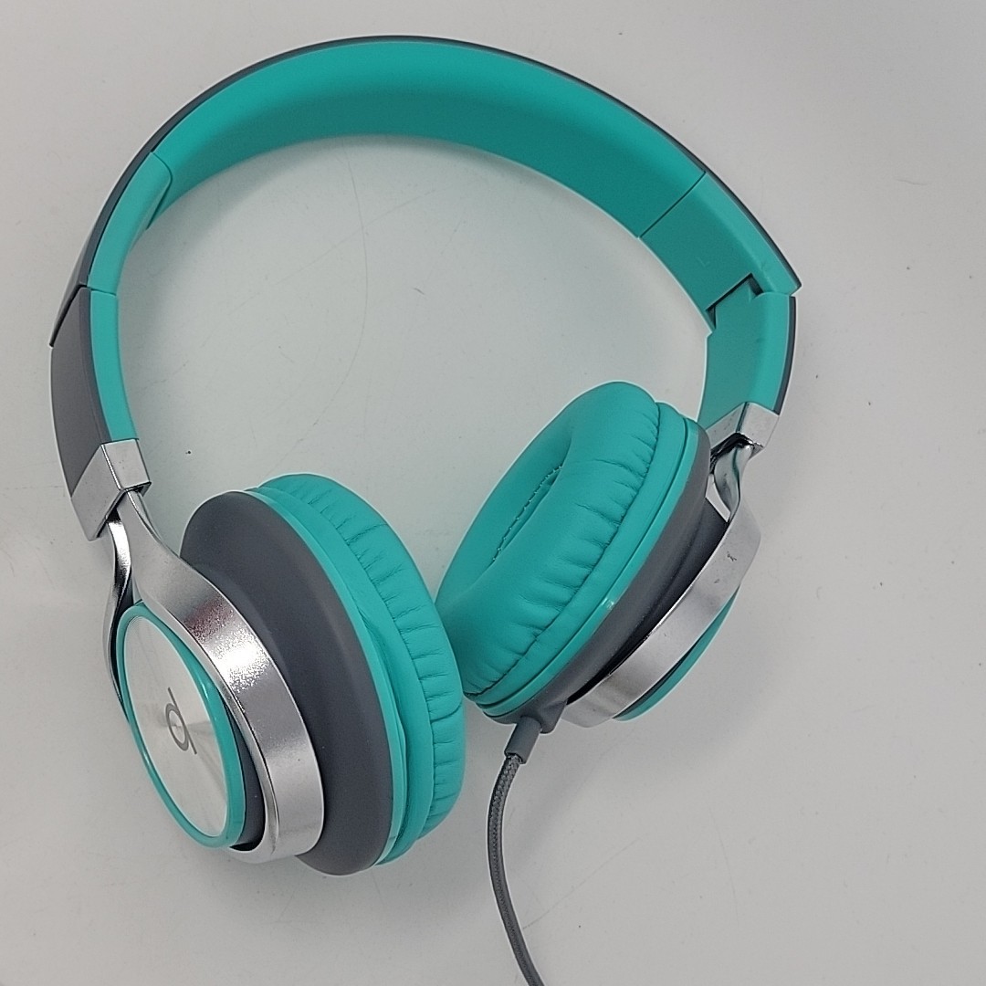 CL750 Wired Teal Headphones w Mic & Volume Control Noise Isolating On-Ear Atrix