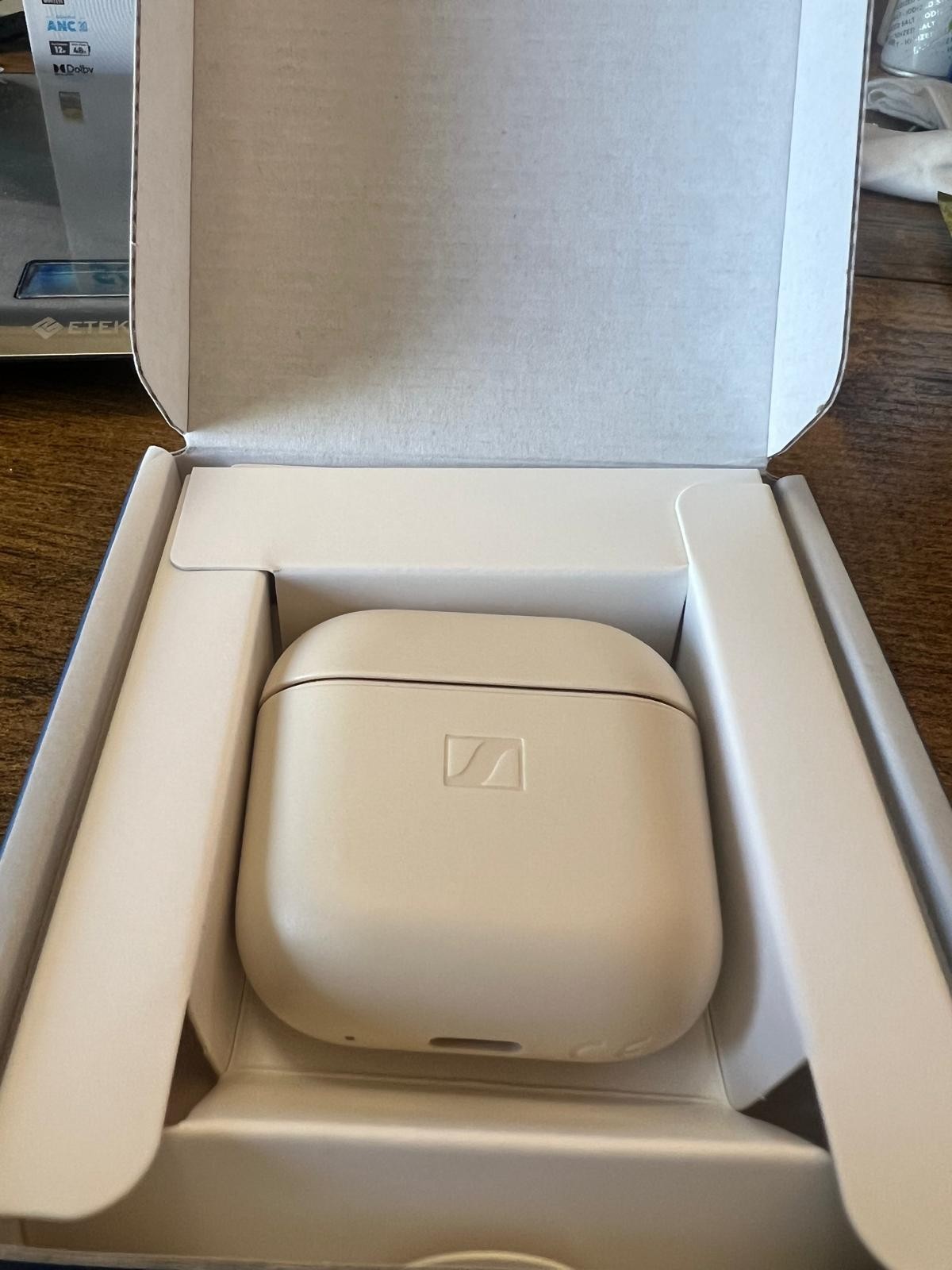 Sennheiser ACCENTUM Open Wireless Bluetooth Earbuds – Cream – Open Box