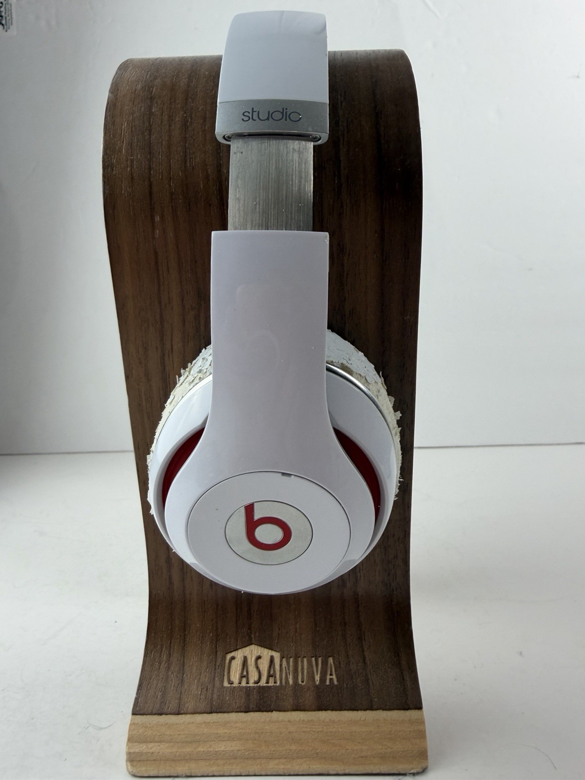 Beats by Dr. Dre Studio 2.0 Wired Headphones White Authentic No Cables Tested